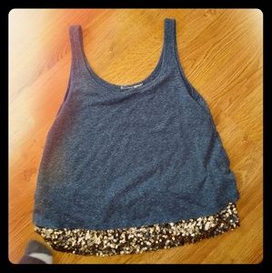 Sequined tank